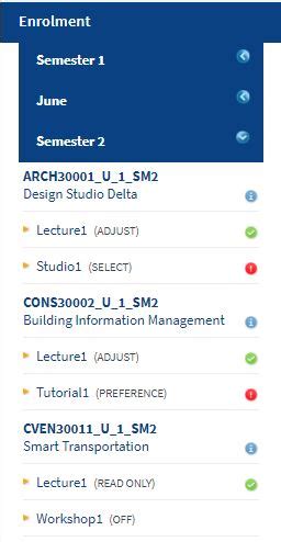 timetable dates unimelb.